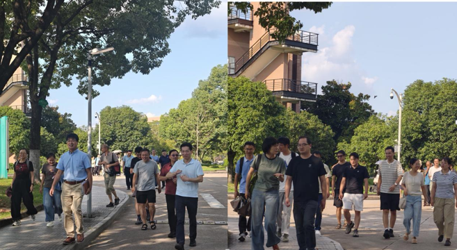 漫步校园同健行 欢聚金秋庆佳节...